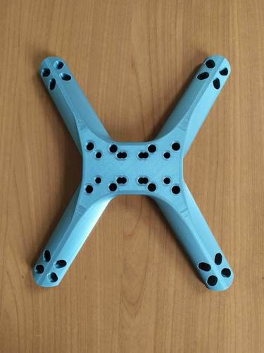 Birdbone ABS1-5DC 205mm Mini-Quad Frame 3D Print 32693 Birdbone ABS1-5DC 205mm Mini-Quad Frame 3D Print 32693