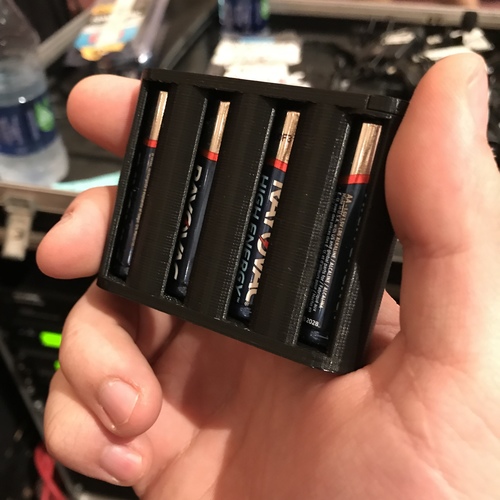 AA Battery Container 3D Print 32699 AA Battery Container 3D Print 32699