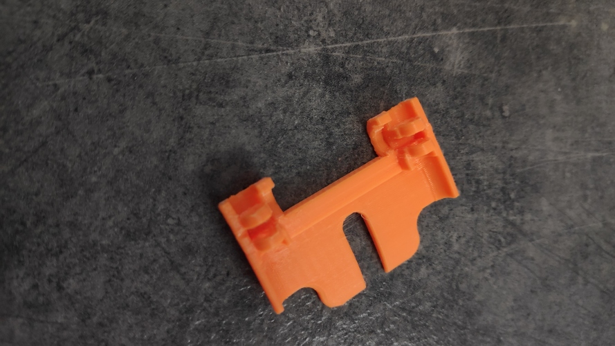 Skullcandy crusher wireless hinge - bottom part 3D Print 32737 Skullcandy crusher wireless hinge - bottom part 3D Print 32737