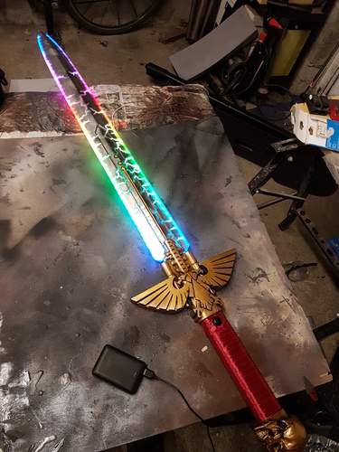 Warhammer 40K - Inquisitor Sword 3D Print 32790 Warhammer 40K - Inquisitor Sword 3D Print 32790