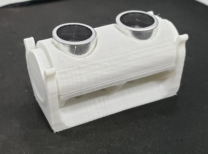 HC-SR04 Casing + Angle Adjustable Cradle 3D Print 32934 HC-SR04 Casing + Angle Adjustable Cradle 3D Print 32934