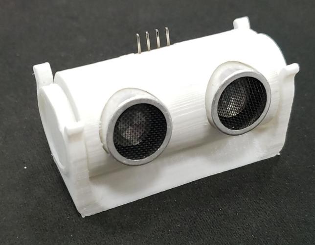 HC-SR04 Casing + Angle Adjustable Cradle 3D Print 32938 HC-SR04 Casing + Angle Adjustable Cradle 3D Print 32938