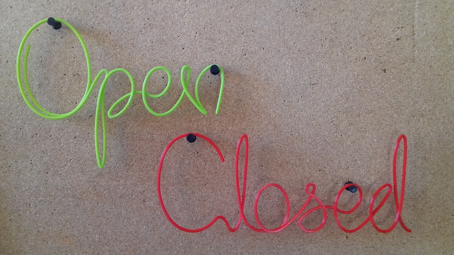 Open, closed 3D Print 32951 Open, closed 3D Print 32951