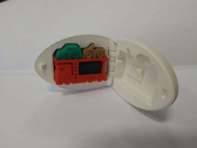 Surprise Egg #7 - Tiny Car Carrier 3D Print 33107 Surprise Egg #7 - Tiny Car Carrier 3D Print 33107