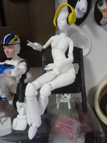 Robot woman "Robotica" 3D Print 33124 Robot woman "Robotica" 3D Print 33124