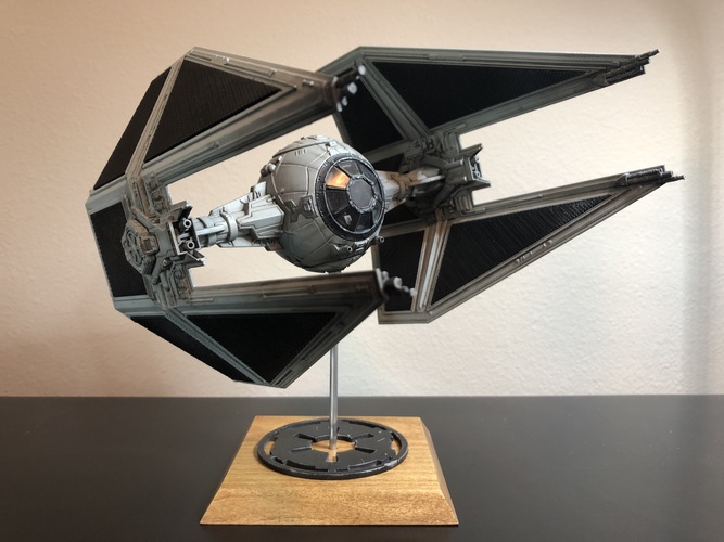 STAR WARS TIE INTERCEPTOR – Detailed & Printable 3D Print 33201 STAR WARS TIE INTERCEPTOR – Detailed & Printable 3D Print 33201