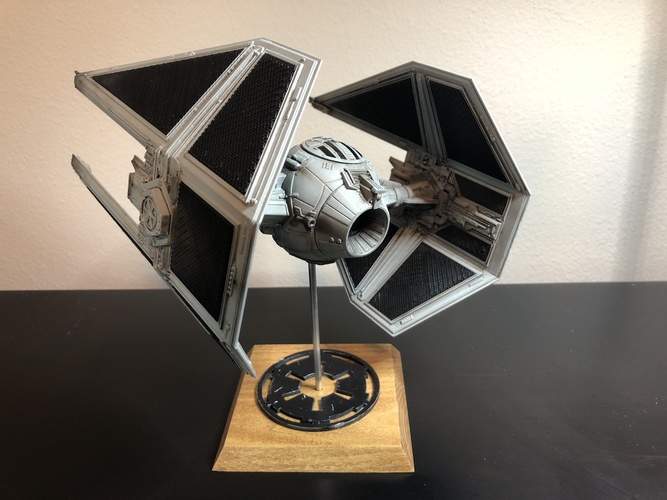 STAR WARS TIE INTERCEPTOR – Detailed & Printable 3D Print 33202 STAR WARS TIE INTERCEPTOR – Detailed & Printable 3D Print 33202
