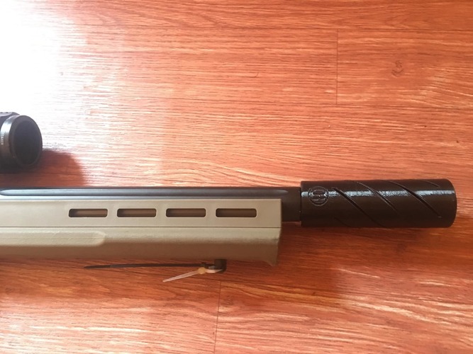 Ares Striker AS02 Suppressor 3D Print 33248 Ares Striker AS02 Suppressor 3D Print 33248