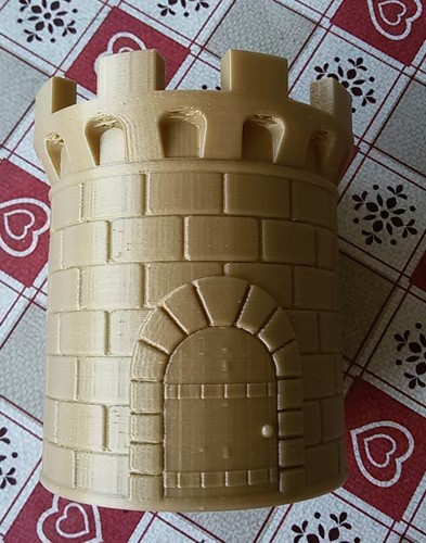 CASTLE PEN HOLDER 3D Print 33270 CASTLE PEN HOLDER 3D Print 33270