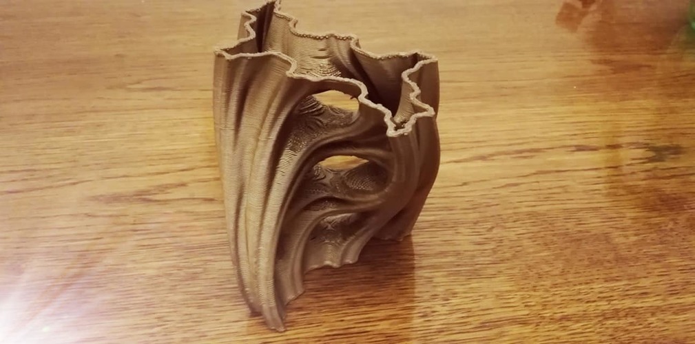 Julia Vase #001 - Aqua 3D Print 33315 Julia Vase #001 - Aqua 3D Print 33315
