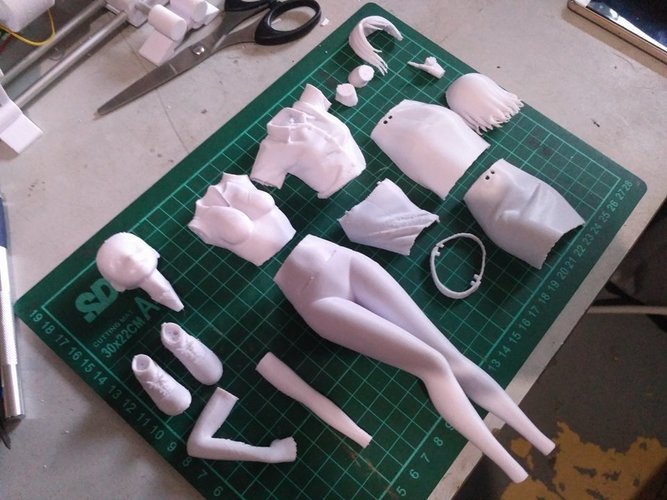 Freshy Girl 3D Printable Figure 3D Print 33356 Freshy Girl 3D Printable Figure 3D Print 33356