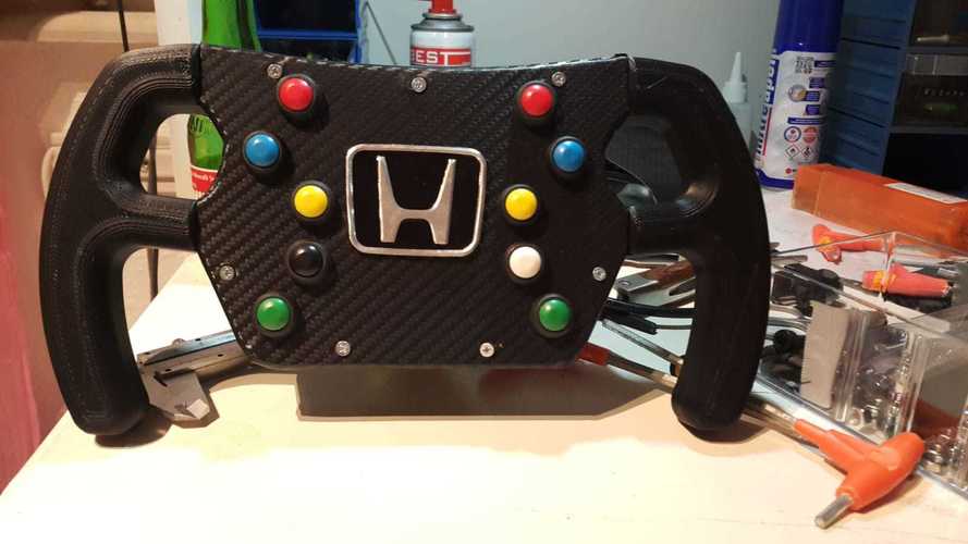 DIY 3D Printed F1 GT Wheel with Magnetic Shift Paddles 3D Print 33735 DIY 3D Printed F1 GT Wheel with Magnetic Shift Paddles 3D Print 33735