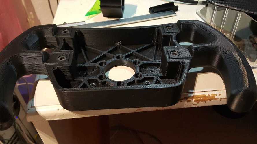 DIY 3D Printed F1 GT Wheel with Magnetic Shift Paddles 3D Print 33737 DIY 3D Printed F1 GT Wheel with Magnetic Shift Paddles 3D Print 33737