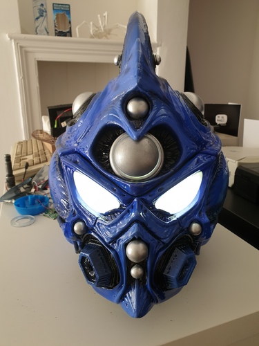 Guyver - Dark hero Helmet 3D Print 33788 Guyver - Dark hero Helmet 3D Print 33788