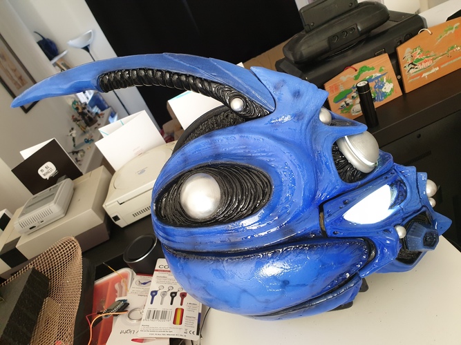 Guyver - Dark hero Helmet 3D Print 33790 Guyver - Dark hero Helmet 3D Print 33790