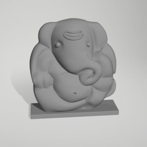 Ganpati Bappa 3D Print 33937 Ganpati Bappa 3D Print 33937