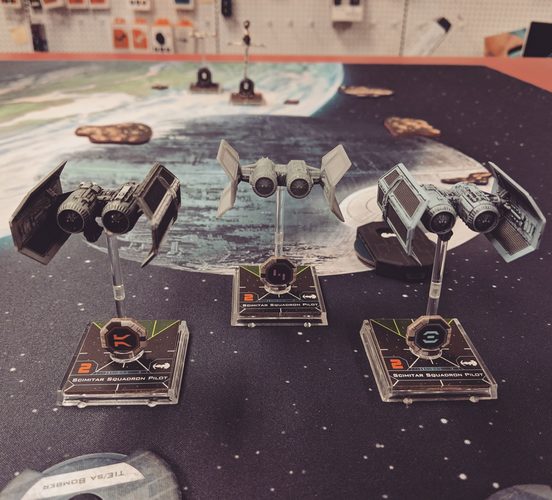 TIE Shuttle - X-wing miniatures compatible 3D Print 33948 TIE Shuttle - X-wing miniatures compatible 3D Print 33948