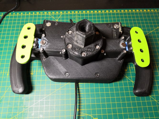DIY 3D Printed F1 GT Wheel with Magnetic Shift Paddles 3D Print 33990 DIY 3D Printed F1 GT Wheel with Magnetic Shift Paddles 3D Print 33990