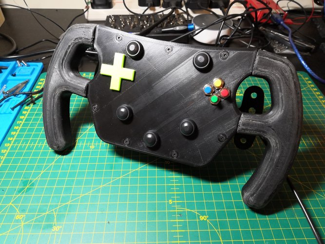 DIY 3D Printed F1 GT Wheel with Magnetic Shift Paddles 3D Print 33991 DIY 3D Printed F1 GT Wheel with Magnetic Shift Paddles 3D Print 33991