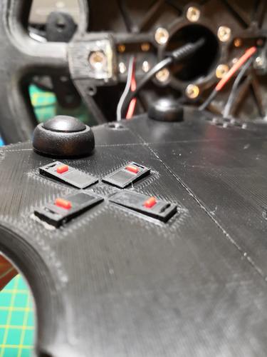 DIY 3D Printed F1 GT Wheel with Magnetic Shift Paddles 3D Print 33994 DIY 3D Printed F1 GT Wheel with Magnetic Shift Paddles 3D Print 33994