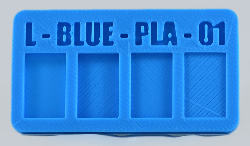 Filament Sample Chip - Business Card Style 3D Print 3401 Filament Sample Chip - Business Card Style 3D Print 3401
