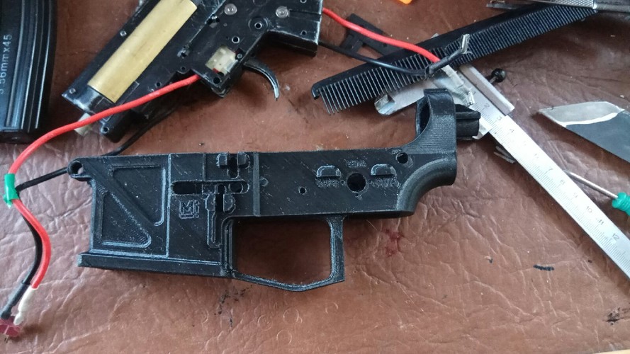 Printable Airsoft AR15 (PAAR15) AEG Body kit (08.12.19) 3D Print 34031 Printable Airsoft AR15 (PAAR15) AEG Body kit (08.12.19) 3D Print 34031