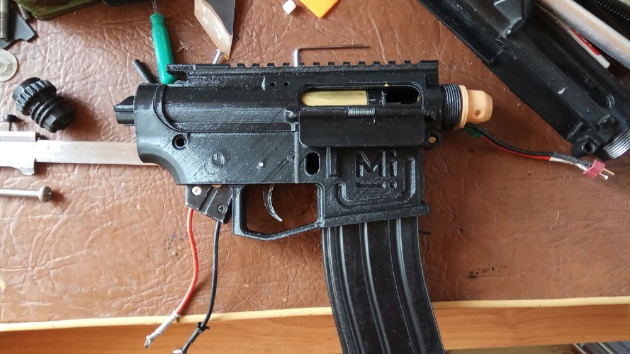 Printable Airsoft AR15 (PAAR15) AEG Body kit (08.12.19) 3D Print 34032 Printable Airsoft AR15 (PAAR15) AEG Body kit (08.12.19) 3D Print 34032