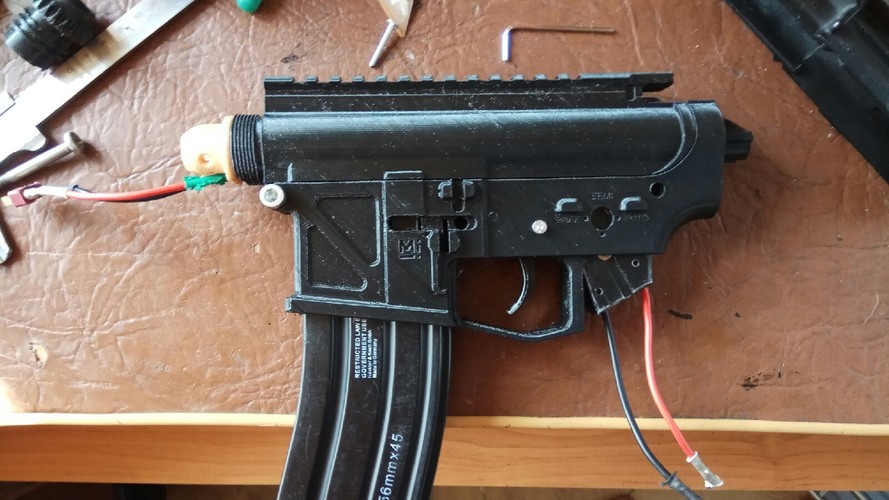 Printable Airsoft AR15 (PAAR15) AEG Body kit (08.12.19) 3D Print 34033 Printable Airsoft AR15 (PAAR15) AEG Body kit (08.12.19) 3D Print 34033