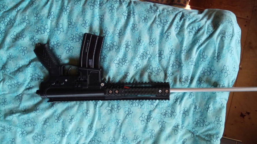 Printable Airsoft AR15 (PAAR15) AEG Body kit (08.12.19) 3D Print 34034 Printable Airsoft AR15 (PAAR15) AEG Body kit (08.12.19) 3D Print 34034