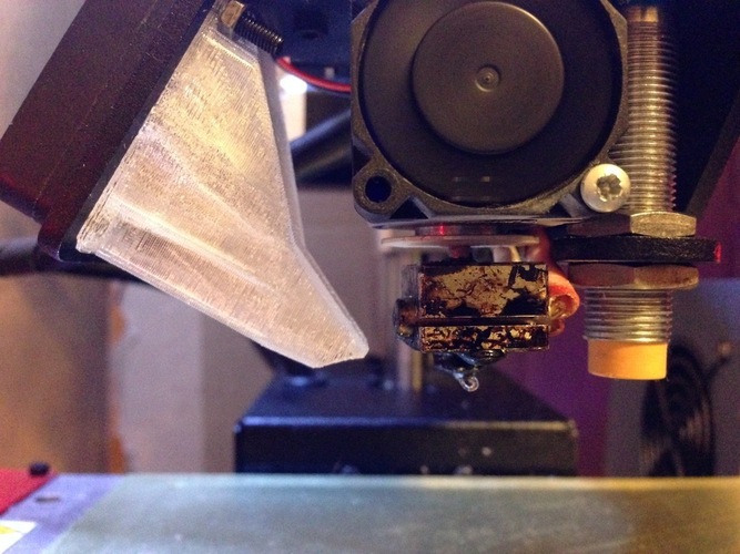 Fan shroud for Printrbot Simple metal using E3Dv6 hotend 3D Print 3407 Fan shroud for Printrbot Simple metal using E3Dv6 hotend 3D Print 3407