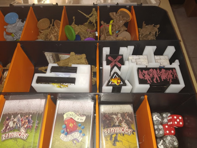 Zombicide - Token holders 3D Print 34156 Zombicide - Token holders 3D Print 34156