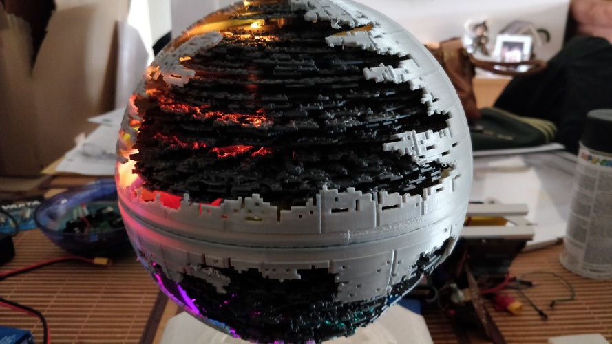 Star Wars Death Star 3D Print 34295 Star Wars Death Star 3D Print 34295