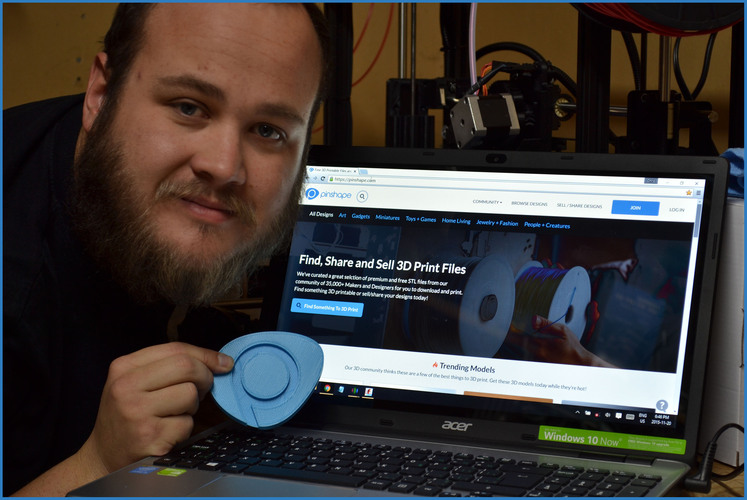 Pinshape Logo 3D Print 3430 Pinshape Logo 3D Print 3430