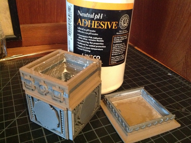 The Tudor Rose Box (with secret lock) 3D Print 3448 The Tudor Rose Box (with secret lock) 3D Print 3448