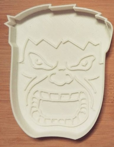 Cookie cutter Hulk-100 (Free) 3D Print 34694 Cookie cutter Hulk-100 (Free) 3D Print 34694