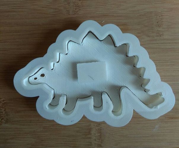 Dinosaurs-Bronezavr-stamp-Cookie cutters-100mm (Free) 3D Print 34704 Dinosaurs-Bronezavr-stamp-Cookie cutters-100mm (Free) 3D Print 34704