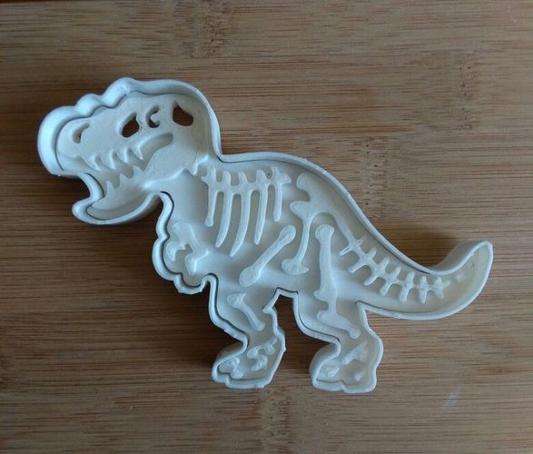 Dinosaurs Tyrannosaur-stamp- Cookie cutters-100mm 3D Print 34705 Dinosaurs Tyrannosaur-stamp- Cookie cutters-100mm 3D Print 34705
