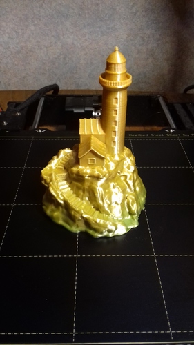 Lighthouse on a rock. 3D Print 34839 Lighthouse on a rock. 3D Print 34839