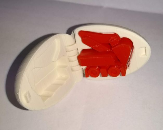 Surprise Egg #4 - Tiny Excavator 3D Print 34890 Surprise Egg #4 - Tiny Excavator 3D Print 34890
