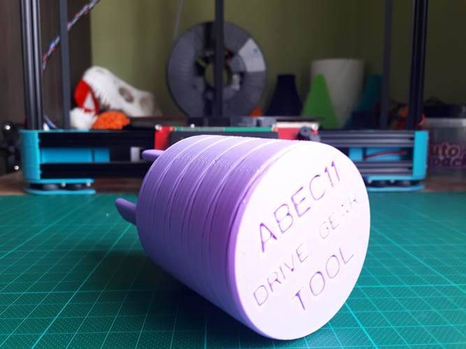 ABEC 11 Drive Gear Pulley Removal Tool 3D Print 34962 ABEC 11 Drive Gear Pulley Removal Tool 3D Print 34962