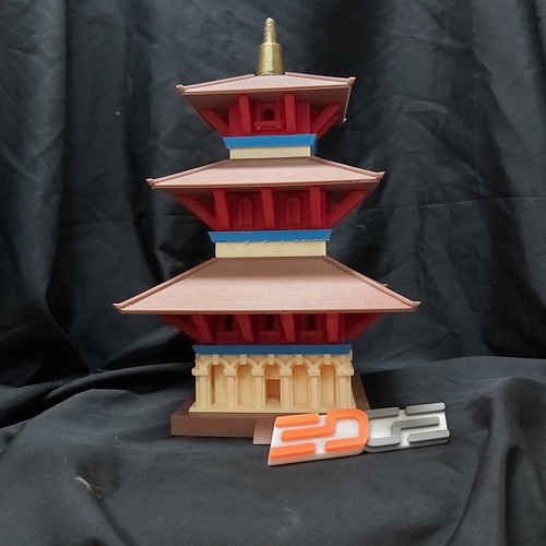 Durbar Square Pagoda 3D Print 34968 Durbar Square Pagoda 3D Print 34968