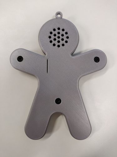 Gingerbread Man Speaker Christmas Gift for Family and Friends 3D Print 34990 Gingerbread Man Speaker Christmas Gift for Family and Friends 3D Print 34990