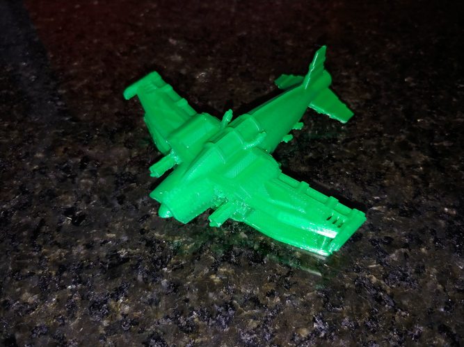 Growling Biplane 3D Print 35072 Growling Biplane 3D Print 35072