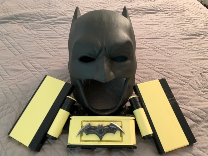 Batman Cowl 3D Print 35170 Batman Cowl 3D Print 35170