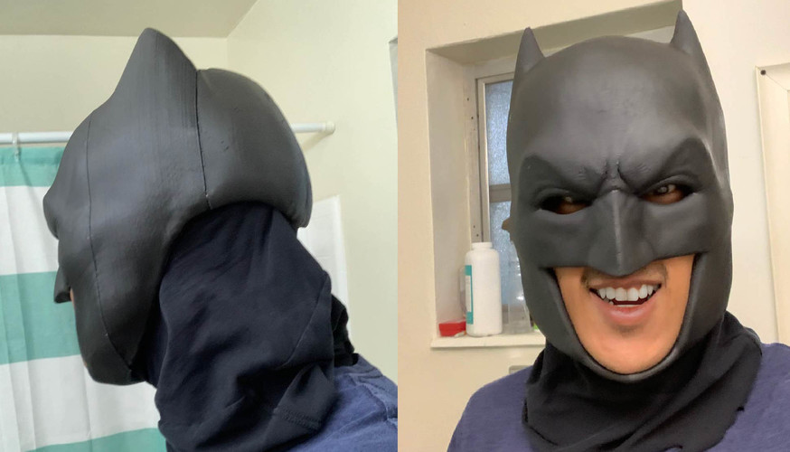 Batman Cowl 3D Print 35174 Batman Cowl 3D Print 35174