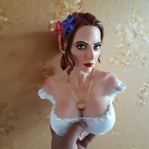 Flower Girl 3D Print 35262 Flower Girl 3D Print 35262