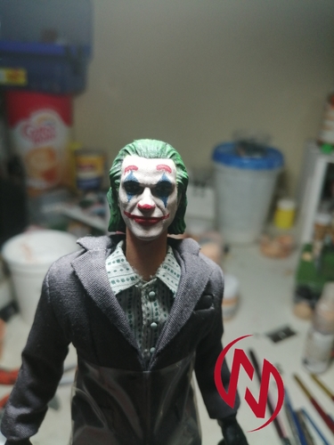 Joker Head Movie ver. (Joaquin Phoenix) 3D Print 35317 Joker Head Movie ver. (Joaquin Phoenix) 3D Print 35317