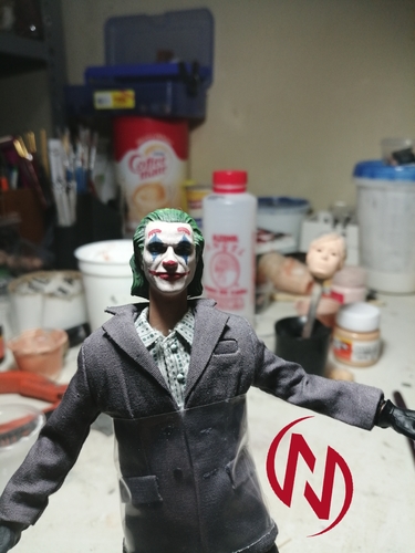Joker Head Movie ver. (Joaquin Phoenix) 3D Print 35318 Joker Head Movie ver. (Joaquin Phoenix) 3D Print 35318