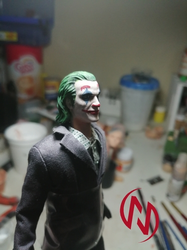 Joker Head Movie ver. (Joaquin Phoenix) 3D Print 35319 Joker Head Movie ver. (Joaquin Phoenix) 3D Print 35319