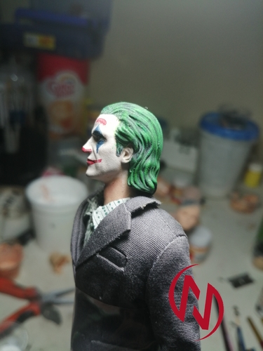Joker Head Movie ver. (Joaquin Phoenix) 3D Print 35320 Joker Head Movie ver. (Joaquin Phoenix) 3D Print 35320